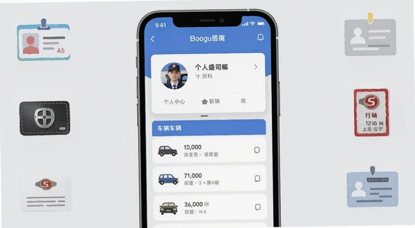 ����ʢ˾���˸��������복���������棬����Ϊ�ֻ���Ļչʾ�������Ͽ�Ƭ�ͳ����б�����Ļ����Ϊǳ��ɫ��Լ�����Χ������֤����ʻ֤����ʻ֤��֤��ͼ���׺������ɾ����࣬�ʺ�Booguģ������