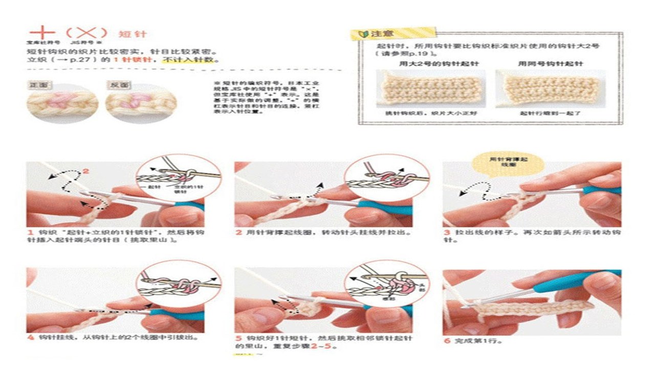 快乐毛线编织教程 新手入门零基础工具与材料准备