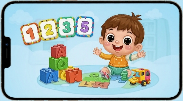 �����������������չʾ����������Ϊ��ͨ���Ķ�ͯѧϰ�������������ֿ�Ƭ����ɫ��ľ����ĸƴͼԪ�أ�����Ϊ��͵�ǳ��ɫ���䣬�������������ã��ʺ��׶�������Ӧ������ͼ���ֱ���1080x1920