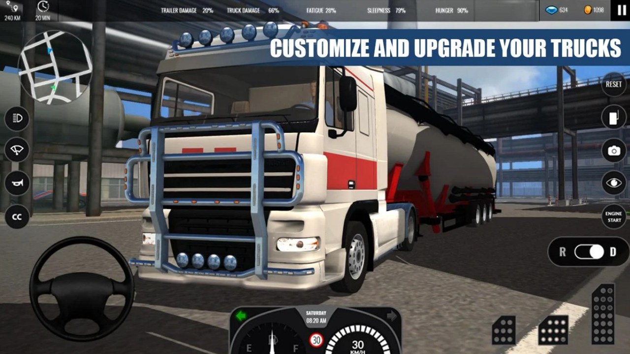 欧洲卡车模拟3无限金币版最新下载 游戏主界面展示 trucksofEurope3无限金币下载最新版