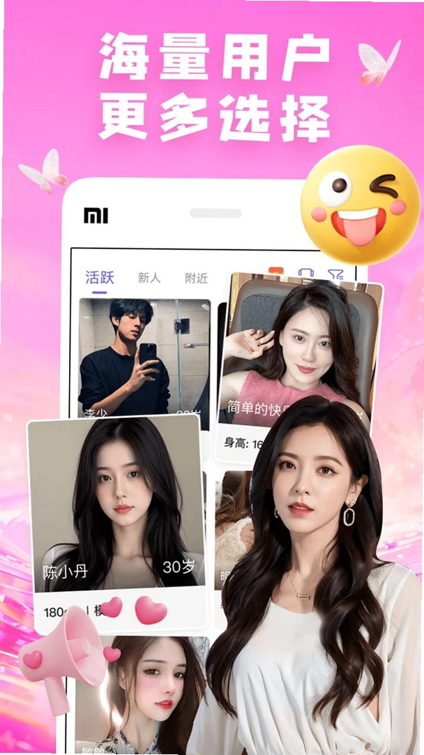 附近快聊运行截图