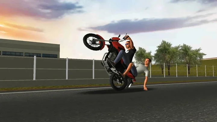 摩托平衡3D游戏(Moto Wheelie 3D)无限金币版运行截图