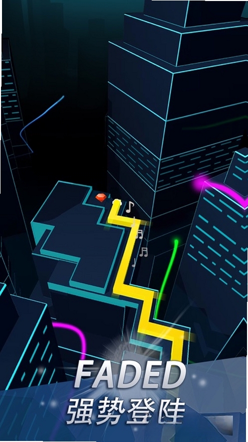 跳舞的线运行截图