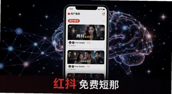 �춶��Ѷ̾������Ƽ����棬����������һ���ֻ���Ļ����Ļ����ʾ�Ÿ����û�ϲ���Ƽ��Ķ̾翨Ƭ����Ƭ���С�����ϲ������ǩ�������ǳ����AI���������ݽڵ����˸���ǹ⣬�Ƽ���ʮ�㣬�춶��Ѷ̾�������������Ļ�·�
