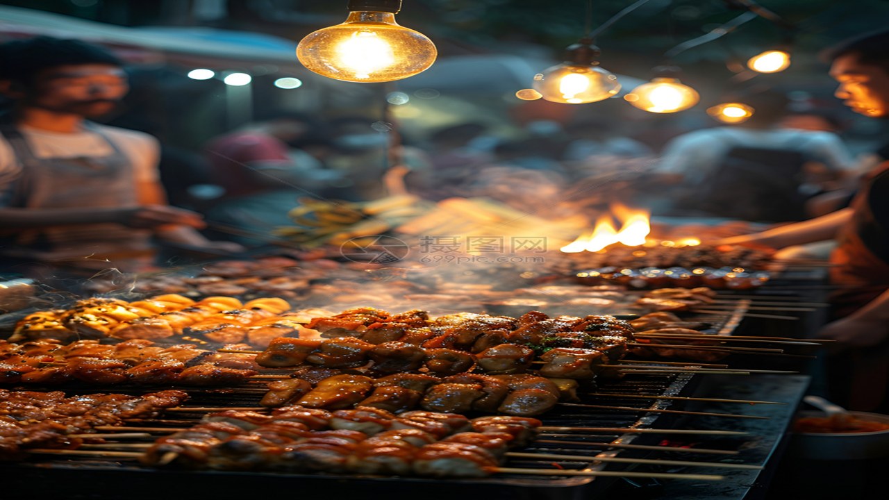 �츮�����г���ʳȫ��ʵ��ͼ��չʾ���ֵ��г�̯λ������ʳ��