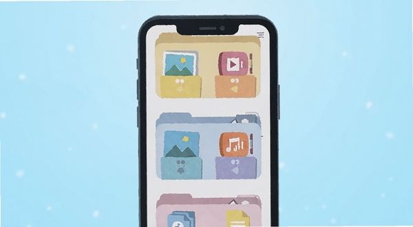 ��Ʒţ���������ж������ز�ͳһ���ɵı�ƽ���廭���չʾͼ����������Ϊ�ֻ���Ļ��ʾ�����ļ��У�����Ϊǳ��ɫ���䣬����ͼƬ��Ƶ��Ƶ�ĵ�ͼ��Ԫ��