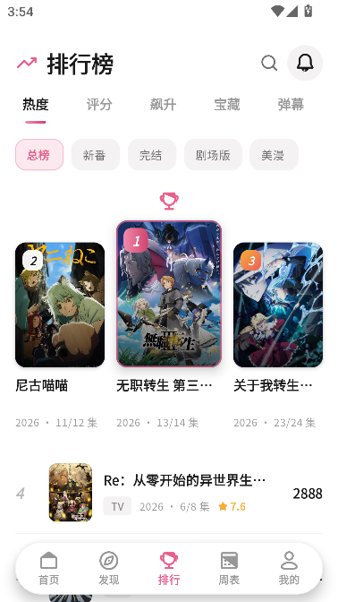 稀饭动漫Next免广告版运行截图