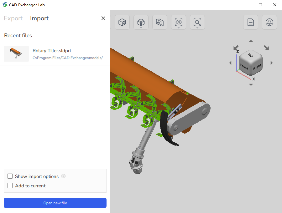 CAD Exchanger 3.24激活版本运行截图