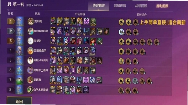 金铲铲助手 羁绊搭配界面
