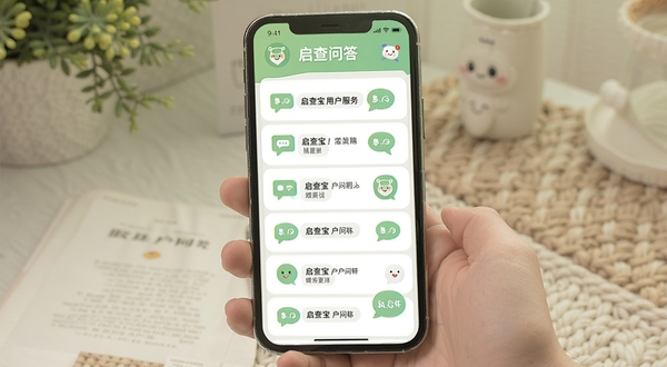 ���鱦�û��ʴ����չʾ���ֻ���Ļ���ֳ����������б�������Ϊǳ��ɫ���·�񣬴���Ի�����ͼ�꣬���������Ѻã�ͻ�����鱦�û����񳡾�