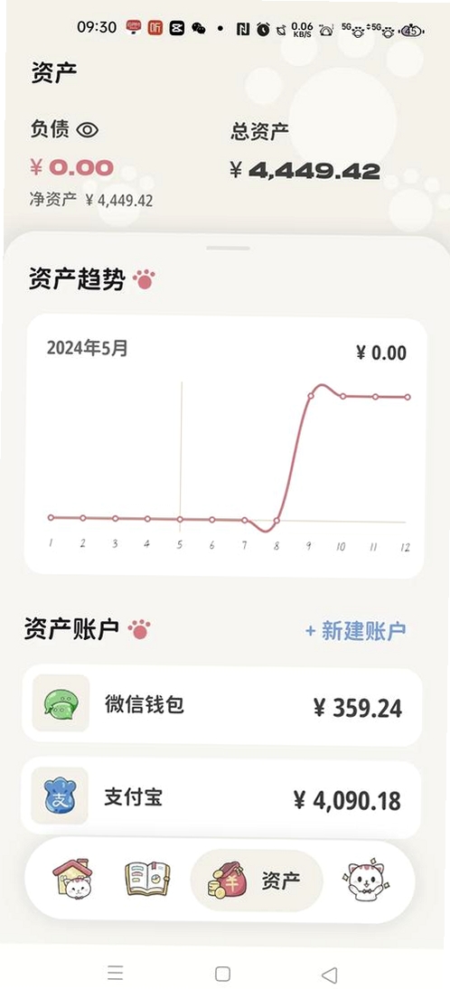 猴哥记账运行截图