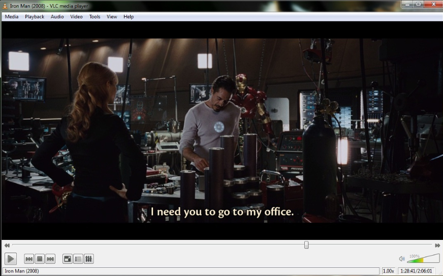 VLC Media Player�������������н�ͼ