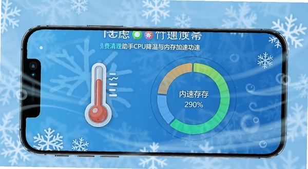 ���������������CPU�������ڴ���ٹ��ܽ��棬�ֻ���Ļ��ʾ�¶ȼ�ͼ����ڴ�ռ�û���ͼ������Ϊ����ɫ��ɫ������������ѩ��������Ԫ�أ����ｵ������ٵ��Ӿ�����