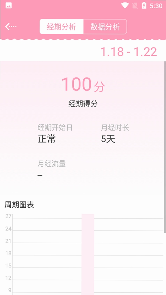 女生日历运行截图