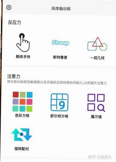 风体脑训练运行截图