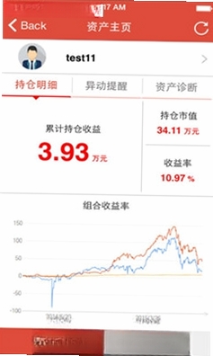Beta理财师运行截图
