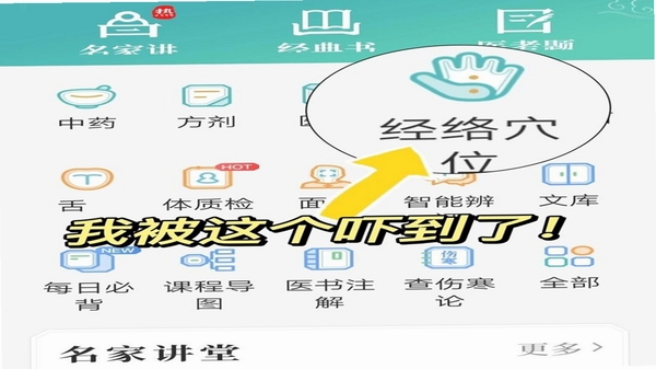 中医圈 穴位查询 界面