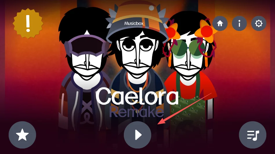 节奏盒子CAELORA模组重制版运行截图