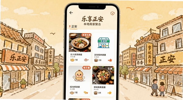 �������� �����̼Ҿۺ�ҳ�棬�ֻ���Ļ��ʾ����̼ҿ�Ƭ�����������ꡢ������ͼ�����Żݱ�ǩ������Ϊ�������н־���ʻ����ɫ����ů