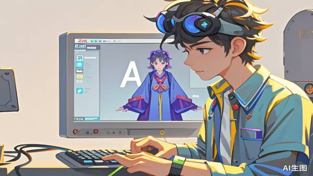 AI文游α全新正版多结局达成后的结算画面及角色立绘