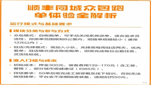 同城众包快送 使用教程