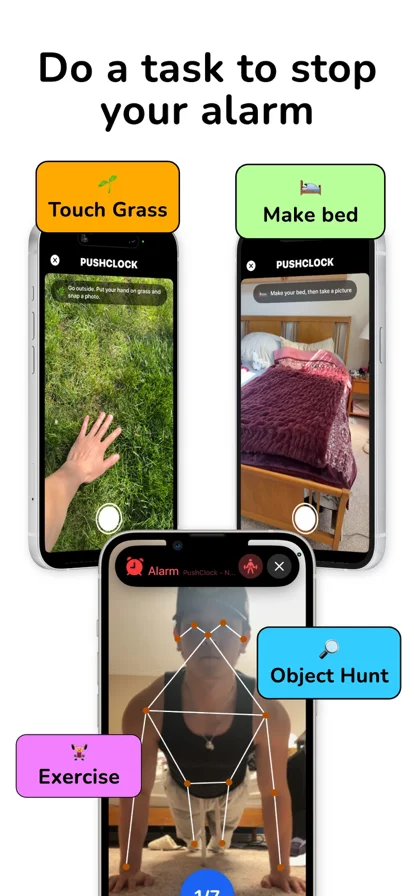 跳舞才能关的闹钟(PushClock)运行截图