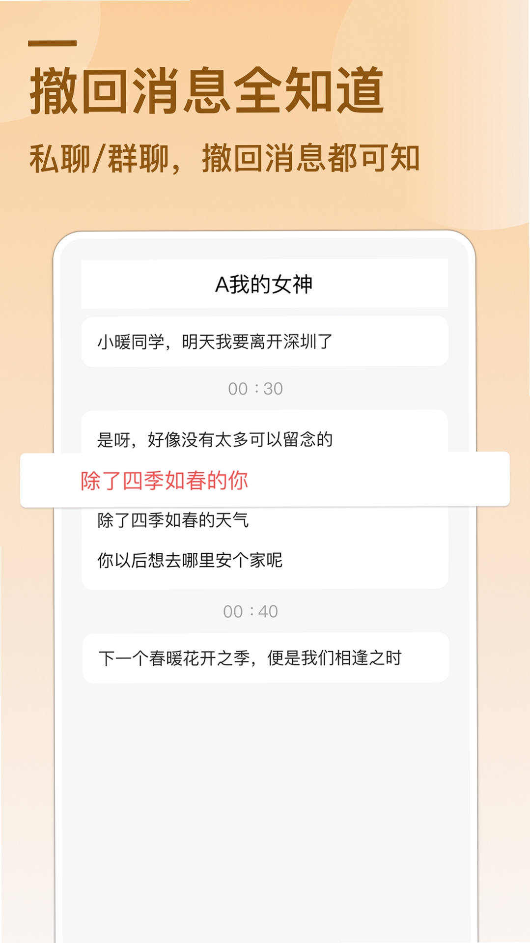 防撤回消息运行截图