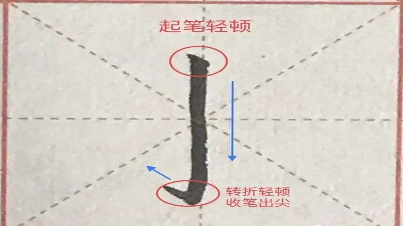 书法笔划造字技巧图解零基础入门展示
