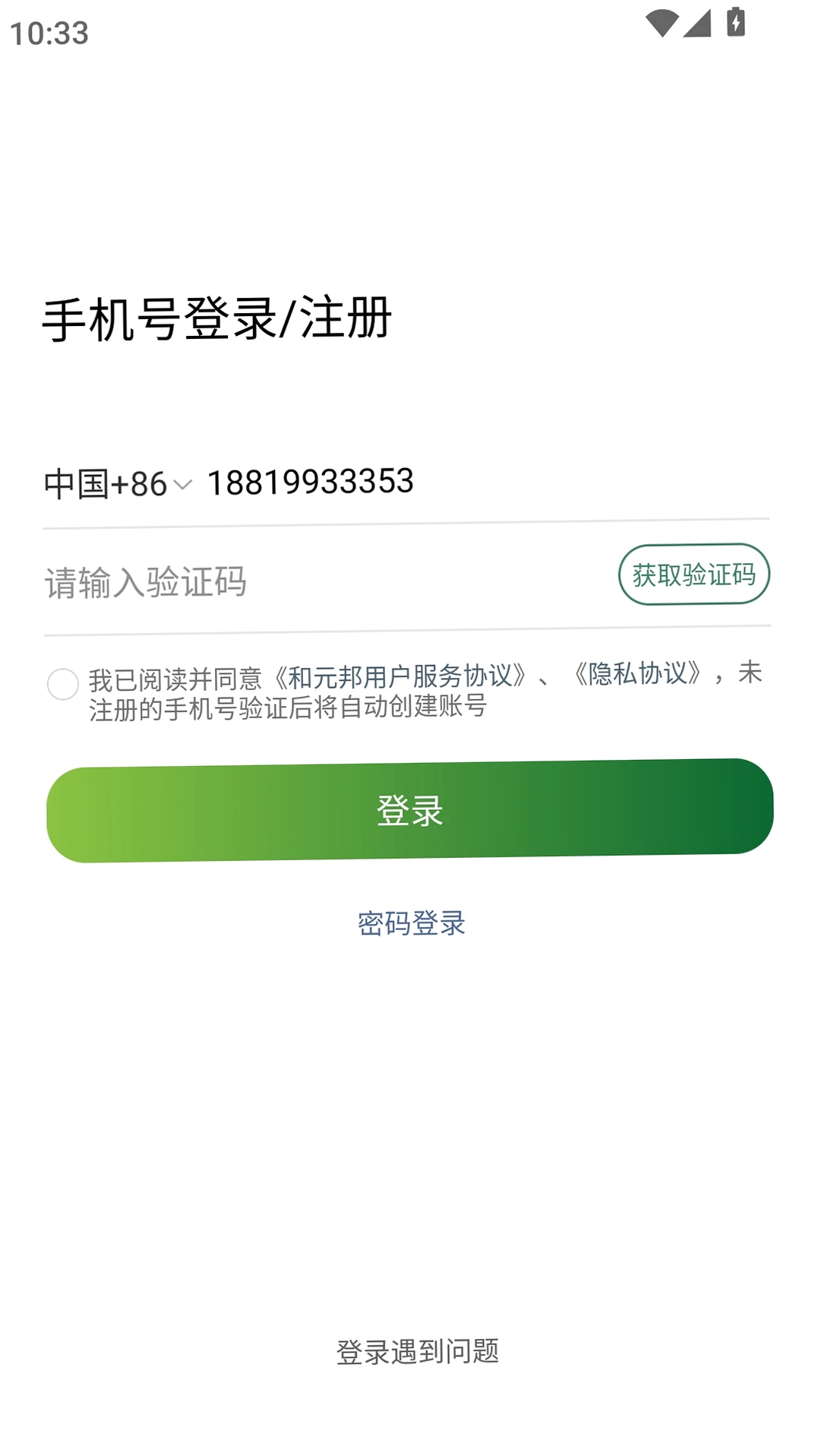 和元邦运行截图