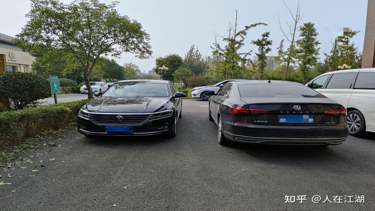 上汽大众朗逸帕萨特车型外观对比实拍
