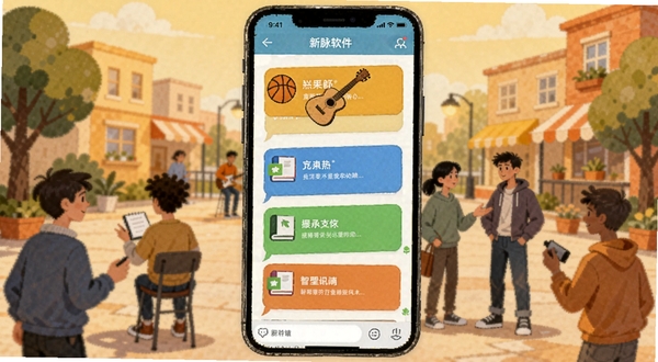 ������������ȤȺ��������棬�������ֻ���Ļչʾ���Ⱥ�鿨Ƭ��ÿ����Ƭ���в�ͬ����Ȥͼ�������򡢼������鱾������Ϊůɫ���������㳡�廭�����ֶ��˻�����Χ