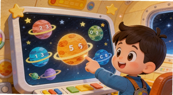 С����Ȥζ����ѧϰ������������һ����ͨС�����ڴ�����Ļ�ϵĲ�ɫ���������������ֺ���ĸͼ����������̫�ղ��ڲ�����Ļ��Χ��������˸Ч��������ɫ����ů���ã�ͻ������ѧϰ��Χ