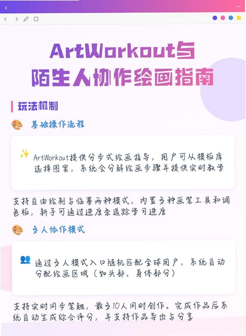 ArtWorkout(绘画健身)运行截图