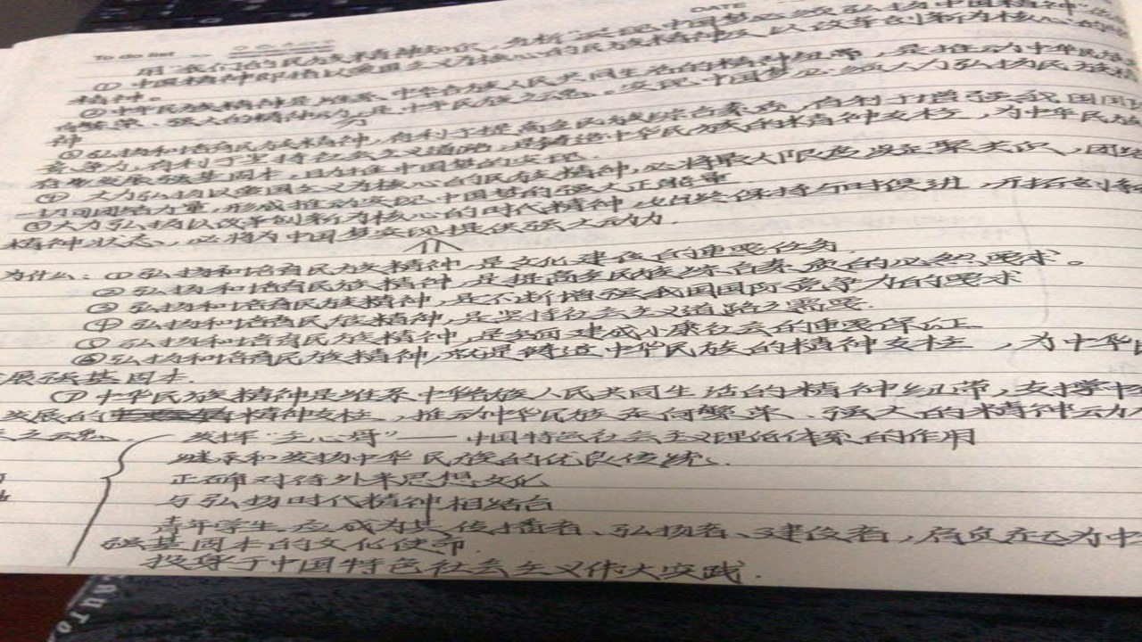 读写笔记精简记录技巧 手写笔记特写