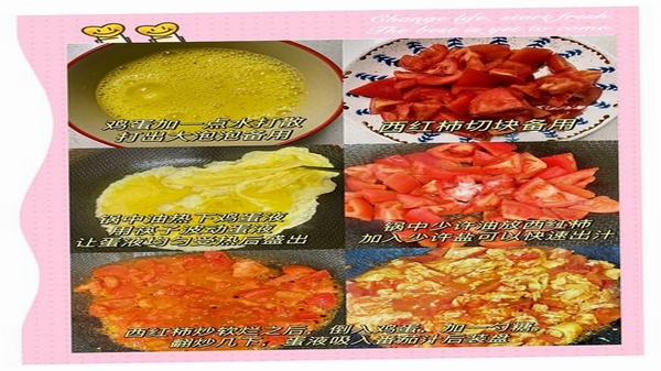 家常菜食谱 番茄炒蛋 步骤图