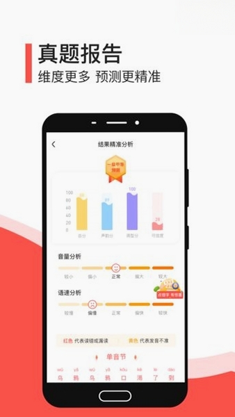 普通话练习运行截图