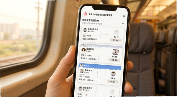 ȫ����Ʊ��ѯ��Ʊ��������ҳ�棬�ֻ���Ļչʾ���ų�Ʊ��Ƭ��˳�����Ϣ������Ϊ���ůɫ��������ܰʵ��