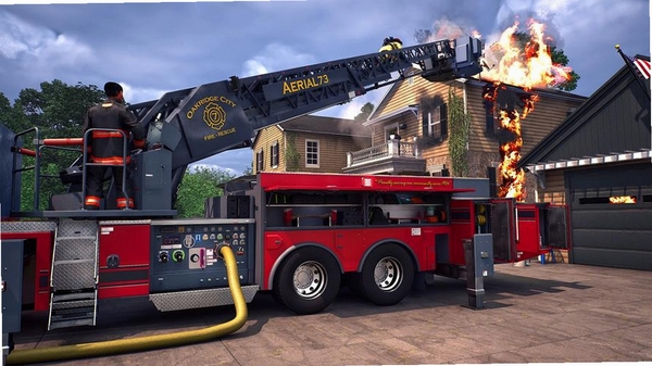 Firefighter Simulator 消防车驾驶画面