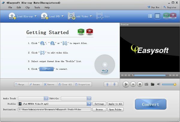 4Easysoft Blu Ray Mate免费版运行截图