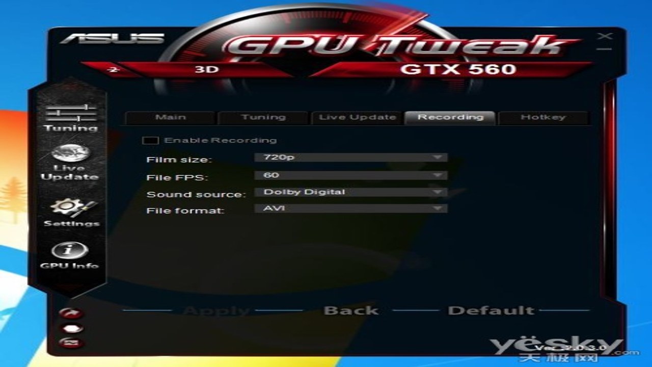 GPU Tweak III��˶�Կ���Ƶ�����Զ��Ƽ����öԱ�