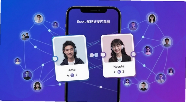 �����������ƥ����棬�ֻ���Ļ��ʾ�û���Ƭ����ƥ��Ч��������Ϊ����ɫ���䣬����λ�ڻ������룬��Χ��������Ԫ�������罻���磬�ʺ�Booguģ������