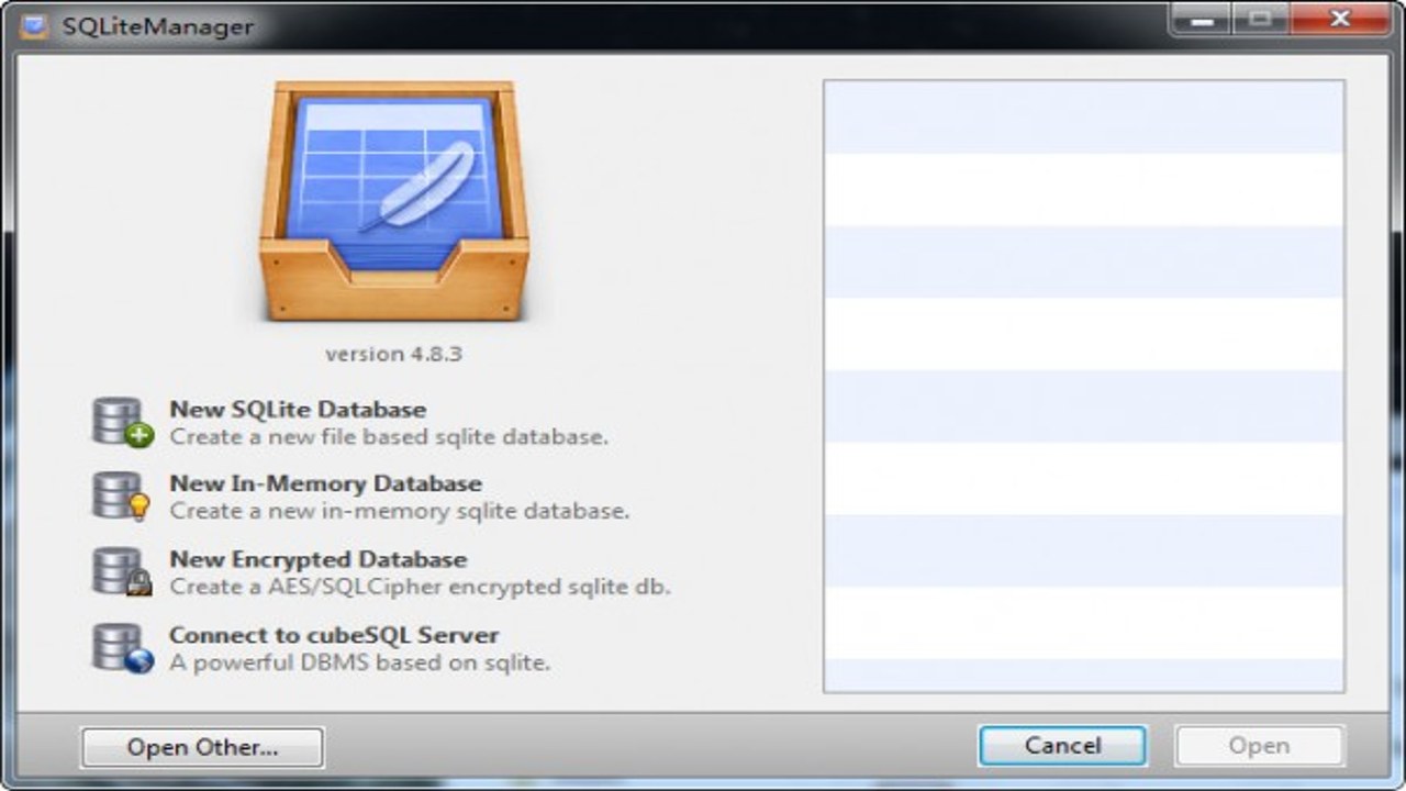 SQLiteManager 4.9.2���°汾 ���������������Ĺ���չʾ