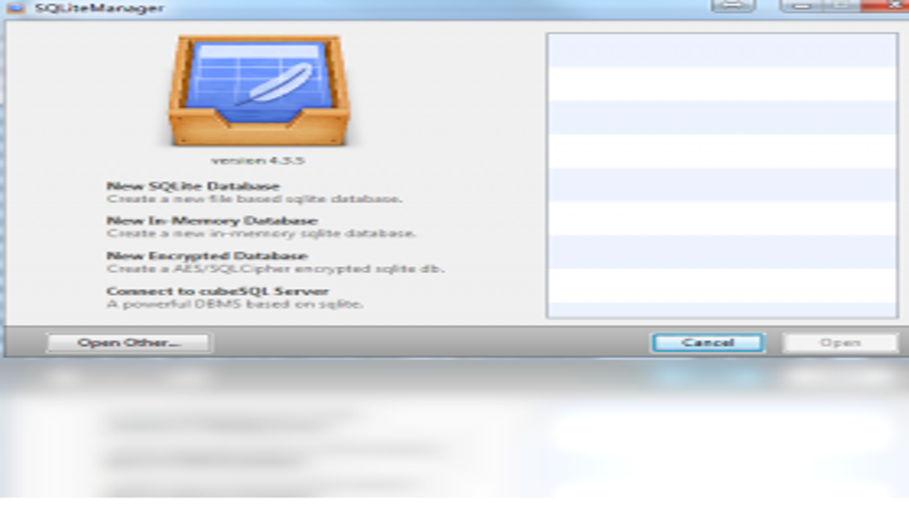 SQLiteManager 4.9.2���°汾 ���ݲ�ѯ��SQLִ�в�����ʾ