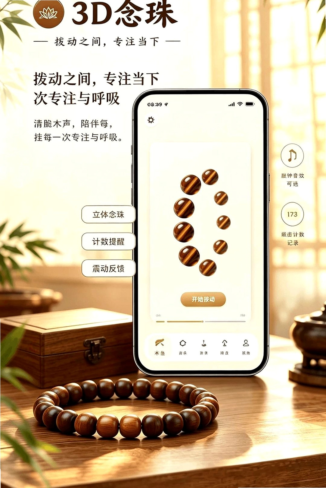 木鱼诵经运行截图