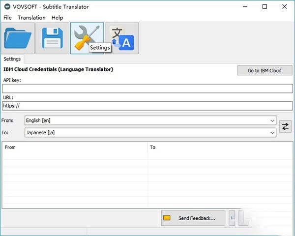 VovSoft Subtitle Translator翻译工具运行截图