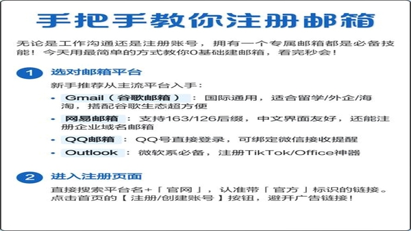 邮箱免费注册登陆 使用教程